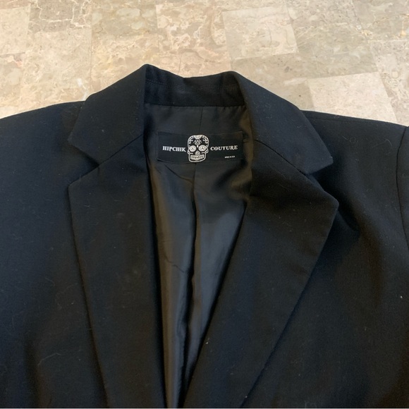 Hipchik Couture Blazer Jacket Sequin Butterfly Size XS/S Approx 2 4 17”x24” - Picture 7 of 16